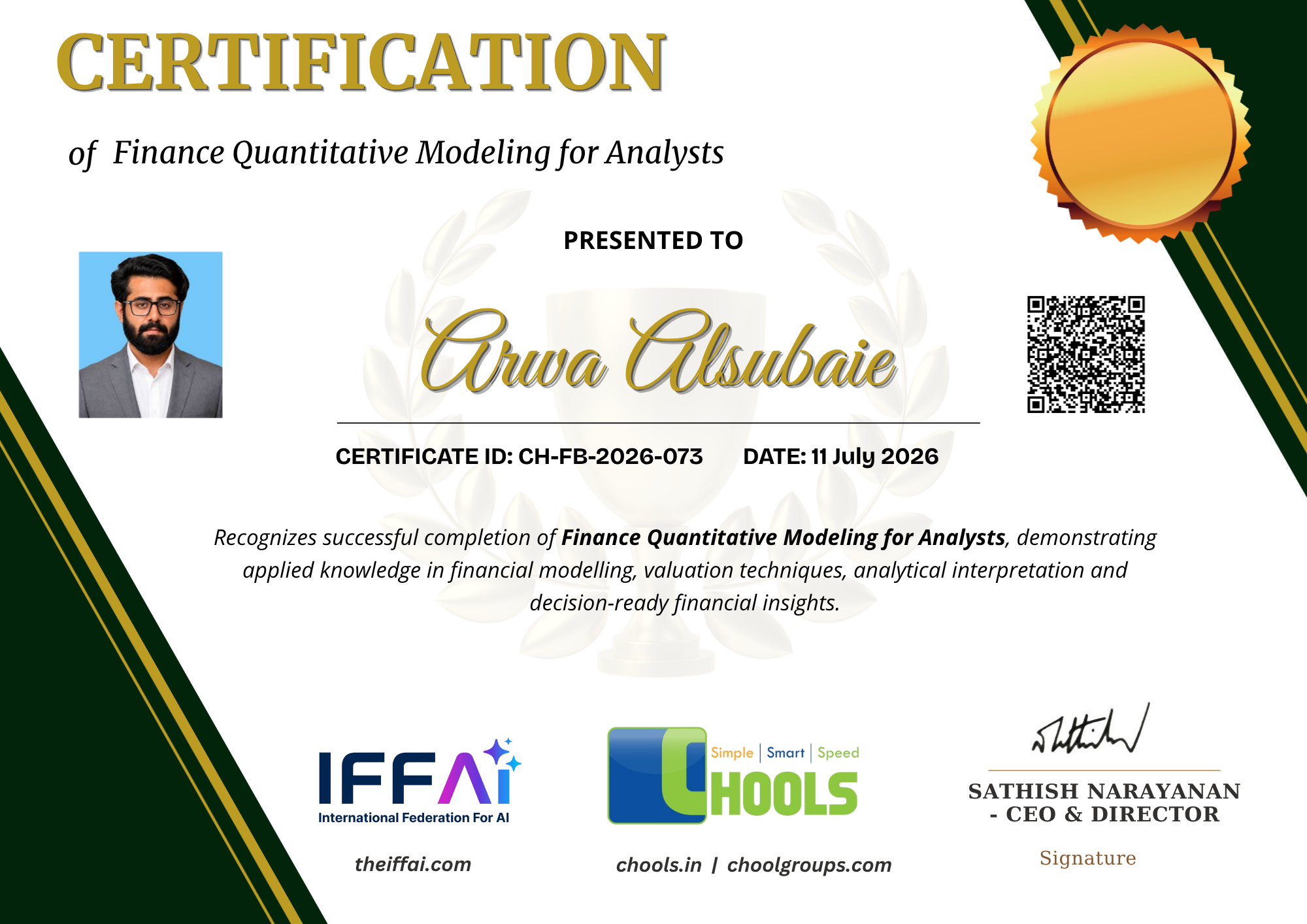 Finance Quantitative Modeling for Analysts